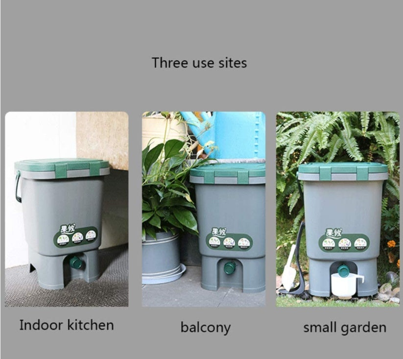 15L Indoor Composting Bin for Waste Storage