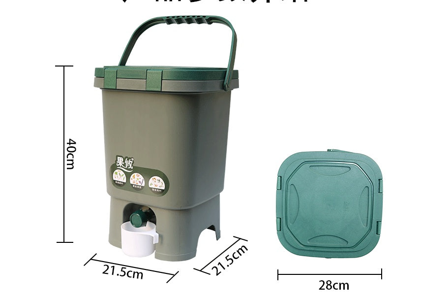 15L Indoor Composting Bin for Waste Storage
